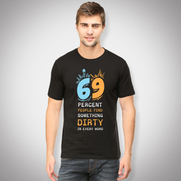 69 - Men Half Sleeve Printed Tees