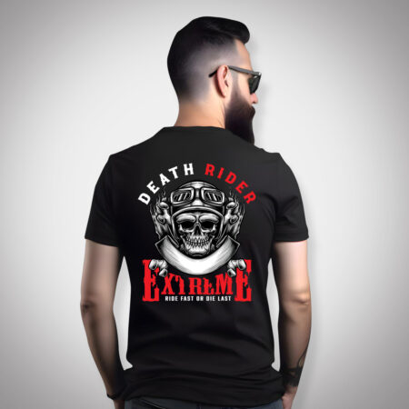Death Rider - Men Half Sleeve Printed Tees