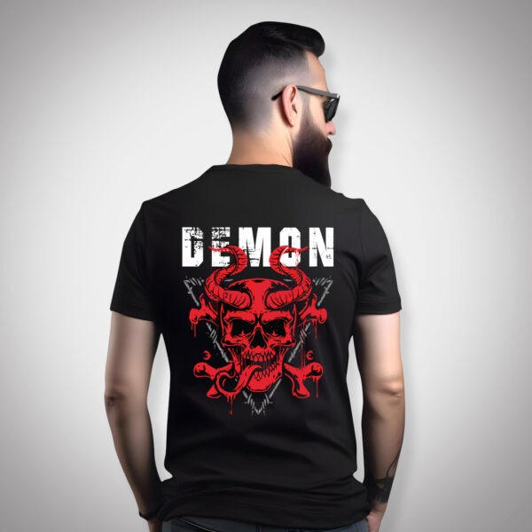 Demon - Men Half Sleeve Printed Tees