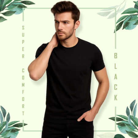 Men Half Sleeve Plain Tees