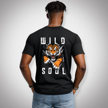 Wild Soul - Men Half Sleeve Printed Tees
