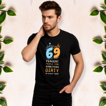 69 - Men Half Sleeve Printed Tees