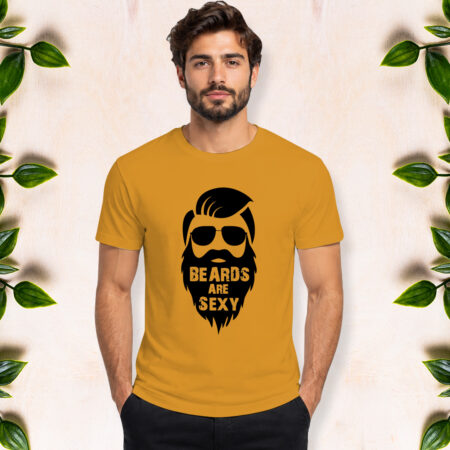 Beards Are Sexy - Men Half Sleeve Printed Tees