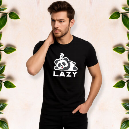 Lazy - Men Half Sleeve Printed Tees