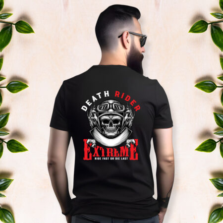 Death Rider - Men Half Sleeve Printed Tees