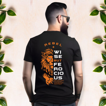 Rebel - Men Half Sleeve Printed Tees