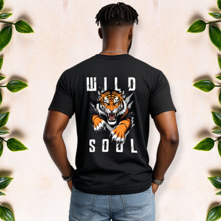 Wild Soul - Men Half Sleeve Printed Tees
