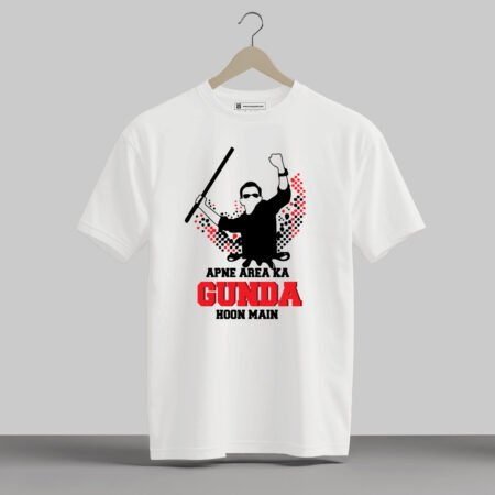 Apne Area Ka Gunda - Half Sleeve Printed Tees