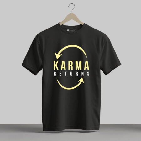 Karma - Half Sleeve Printed Tees